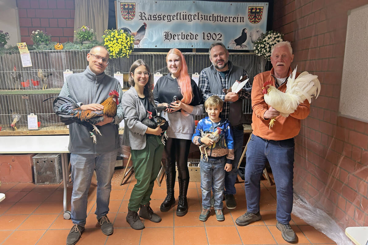 Rassegeflügelschau lockt nach Herbede